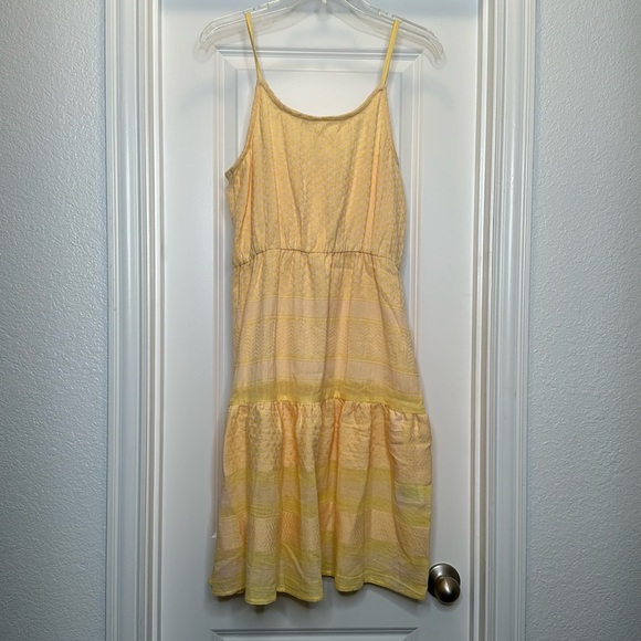 NEW SUMMERY COPENHAGEN Women's Rose Short Dress IN YELLOW‎ SIZE MEDIUM - Picture 2 of 12